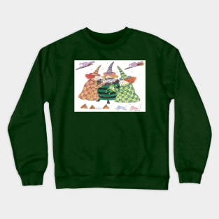 MadCatWoman and Friends act a scene from Macbeth Crewneck Sweatshirt